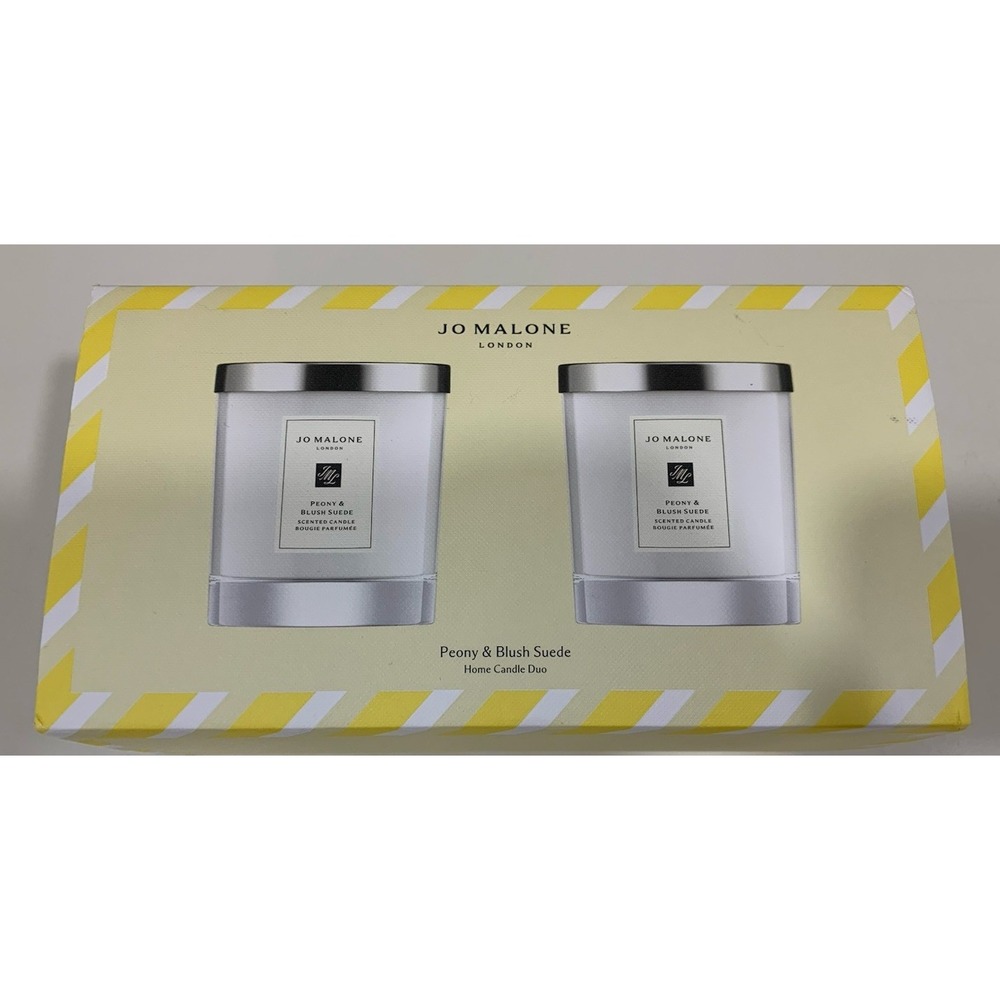 Jo Malone London Peony & Blush Suede Candle Duo Gift Set 2025, New In Box